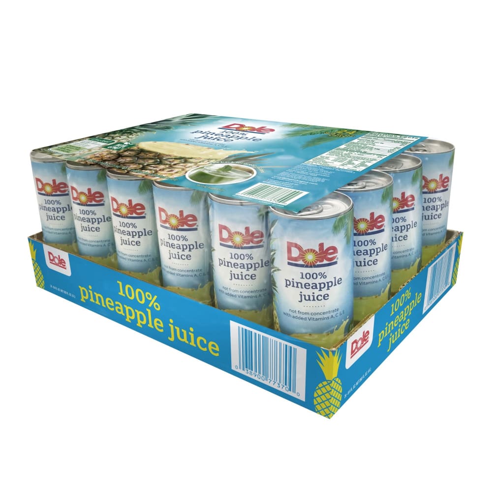 Dole 100% Pineapple Juice 24 pk./8.4 oz. - Dole