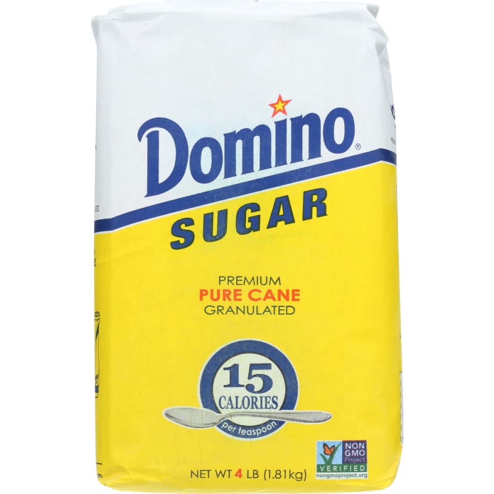 DOMINO: Sugar Granulated 4 lb (Pack of 4) - Sugars & Sweeteners - DOMINO