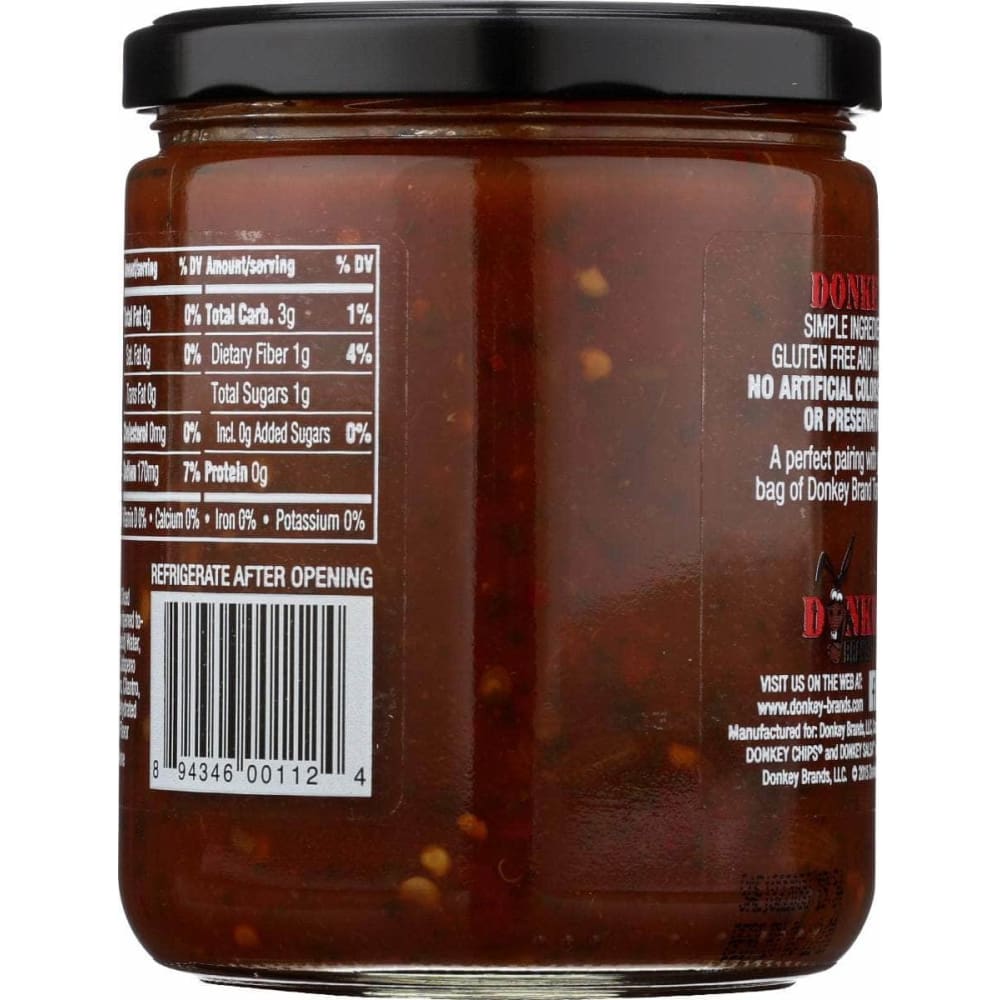 DONKEY CHIP Grocery > Salsas DONKEY CHIP Hot Salsa, 16 oz