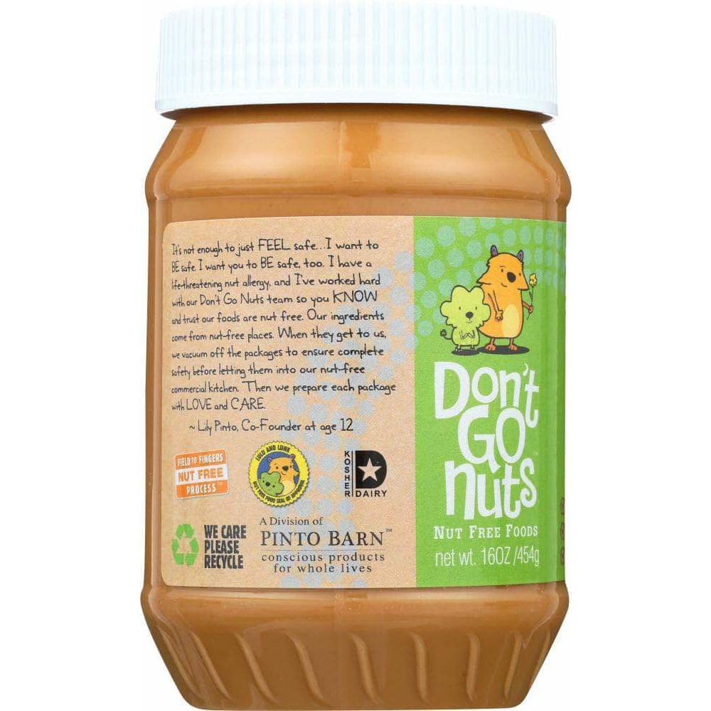 Dont Go Nuts Dont Go Nuts Organic Soy Butter Non-GMO Pure Unsalted, 16 oz