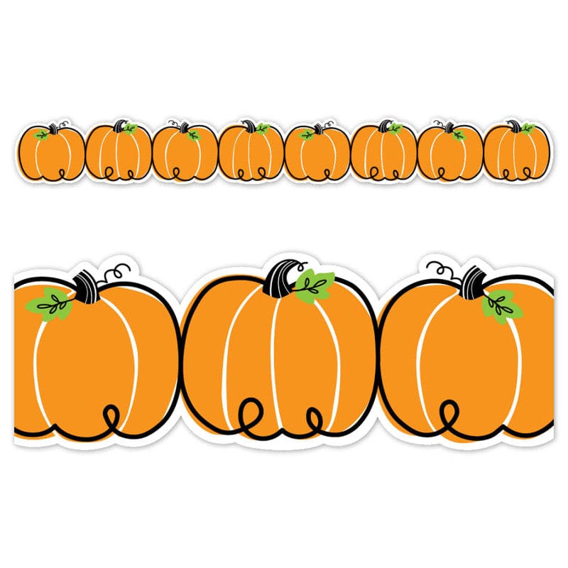 Doodle Pumpkins Ez Border (Pack of 8) - Border/Trimmer - Creative Teaching Press