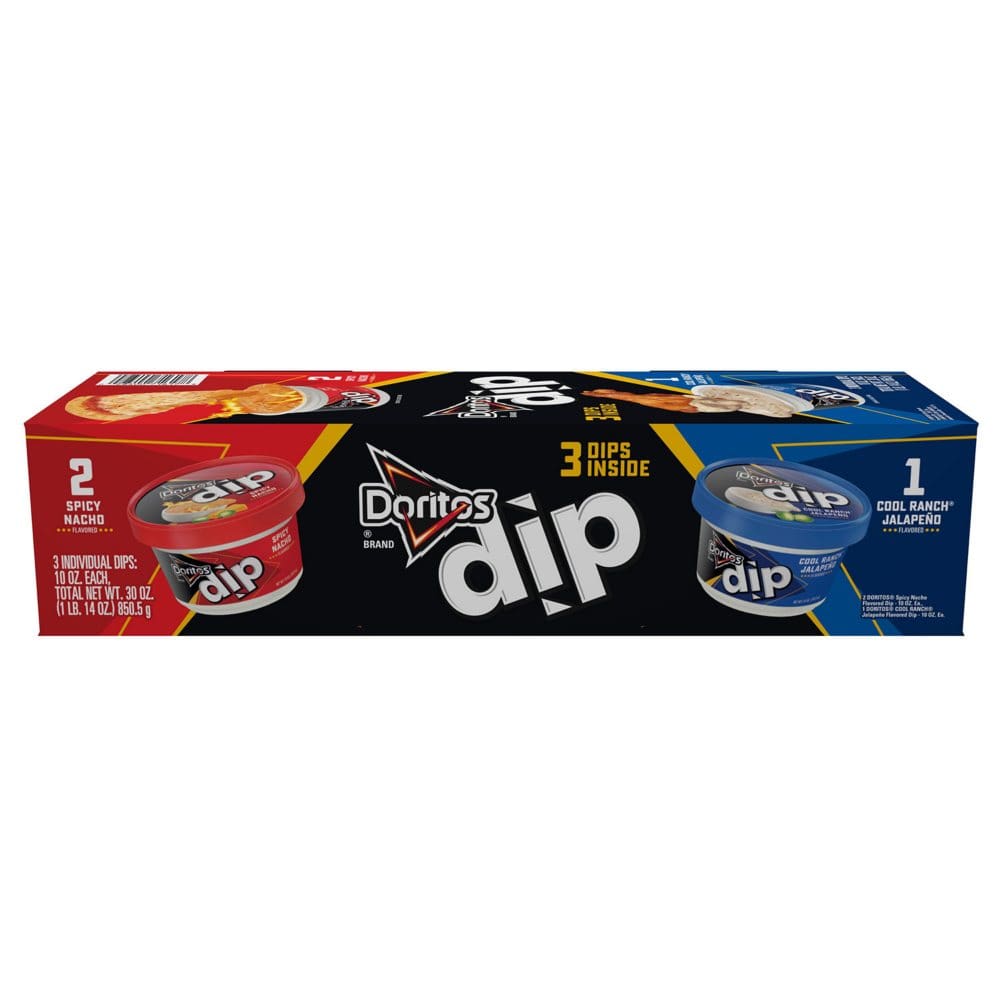Doritos Two Flavor Dips Variety Pack (10 oz. 3 ct.) - Deli & Sides - Doritos