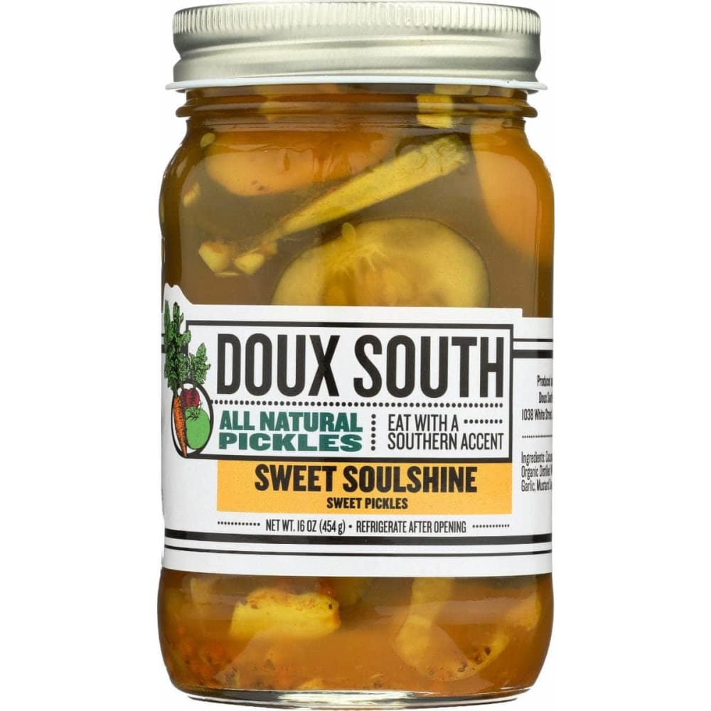 DOUX SOUTH Grocery > Pantry DOUX SOUTH Sweet Soulshine Sweet Pickles, 16 oz