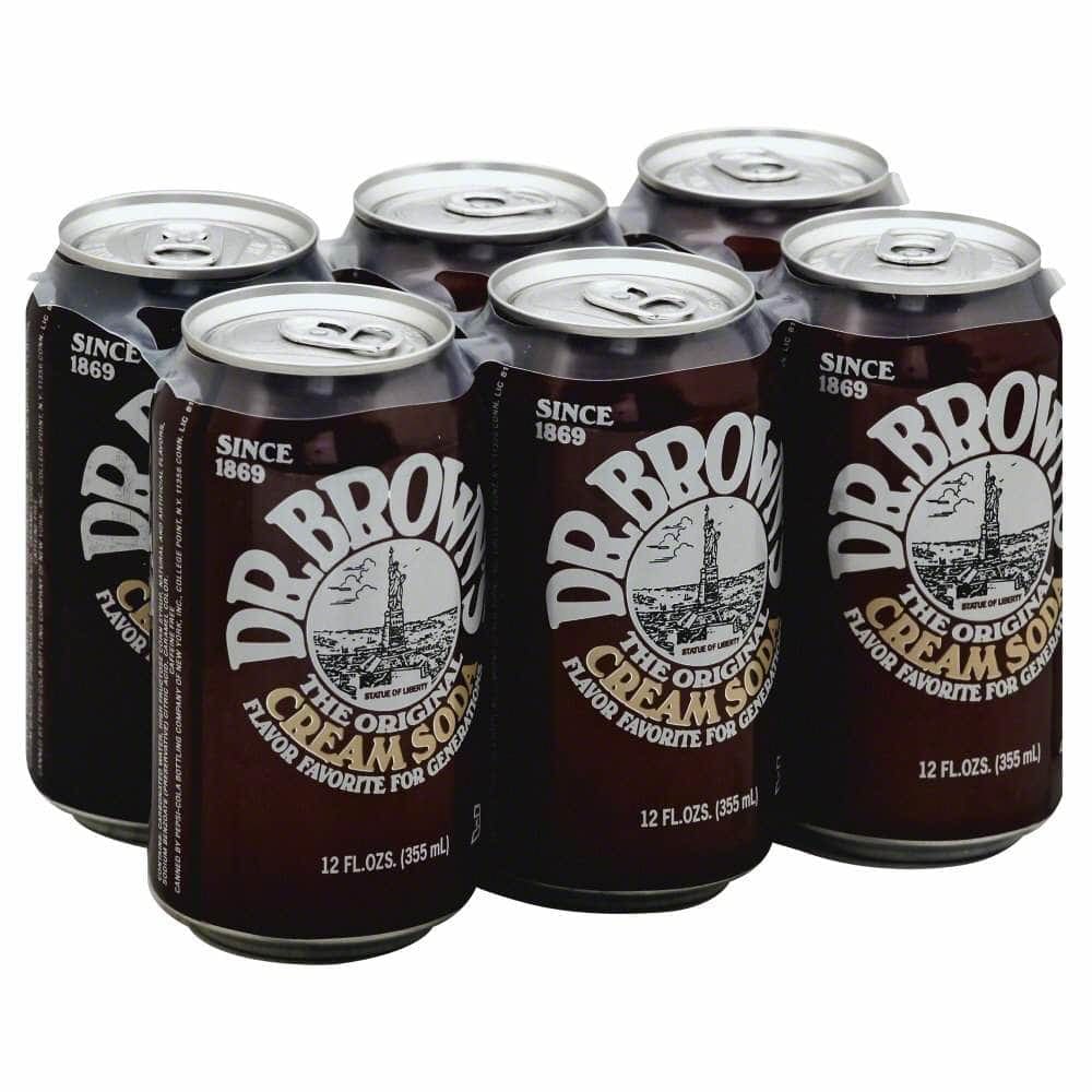 Dr Browns Dr Browns Original Cream Soda 6-12 fl oz, 72 fl oz