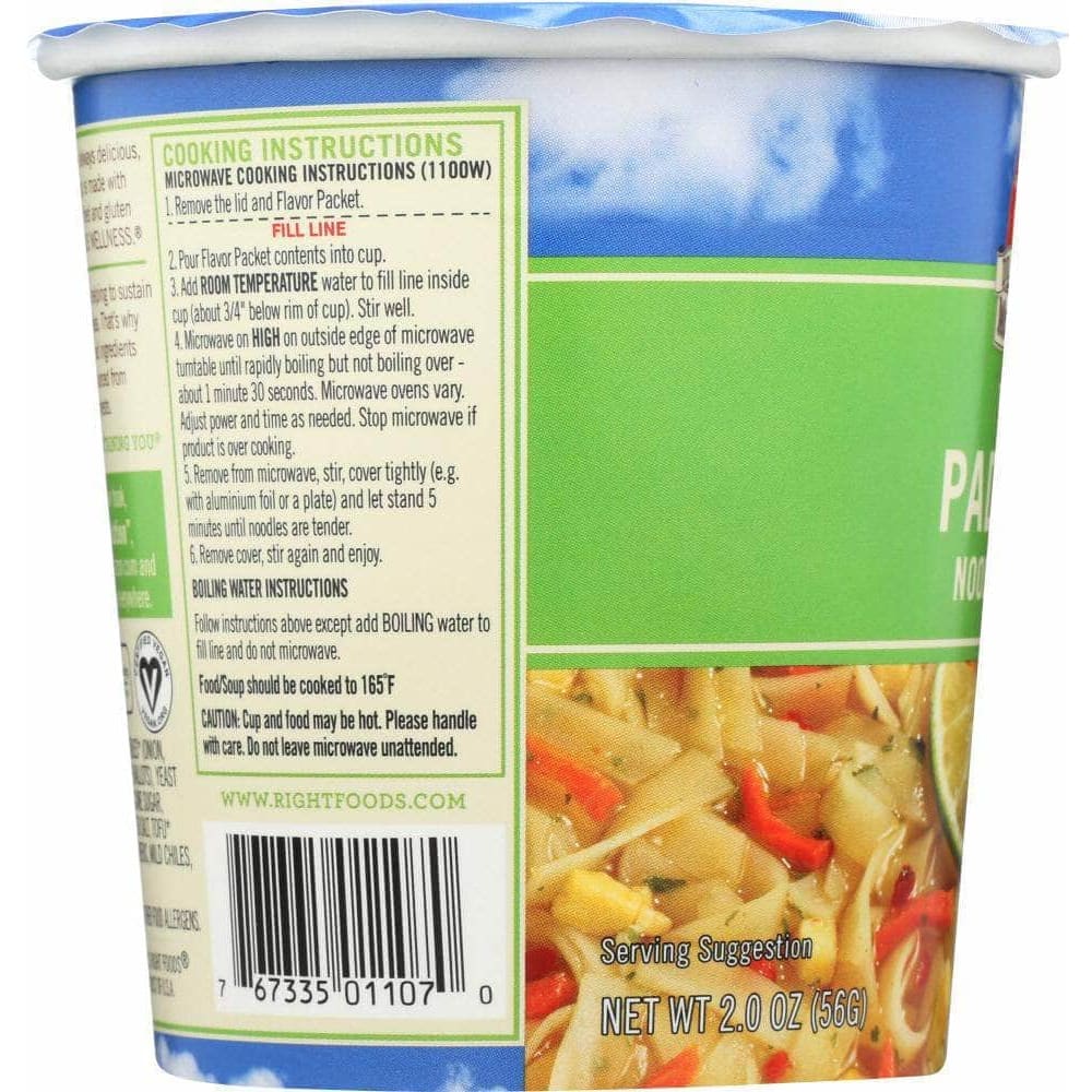 Dr Mcdougalls Dr Mcdougalls Big Cup Vegan Soup Pad Thai Noodle, 2 oz