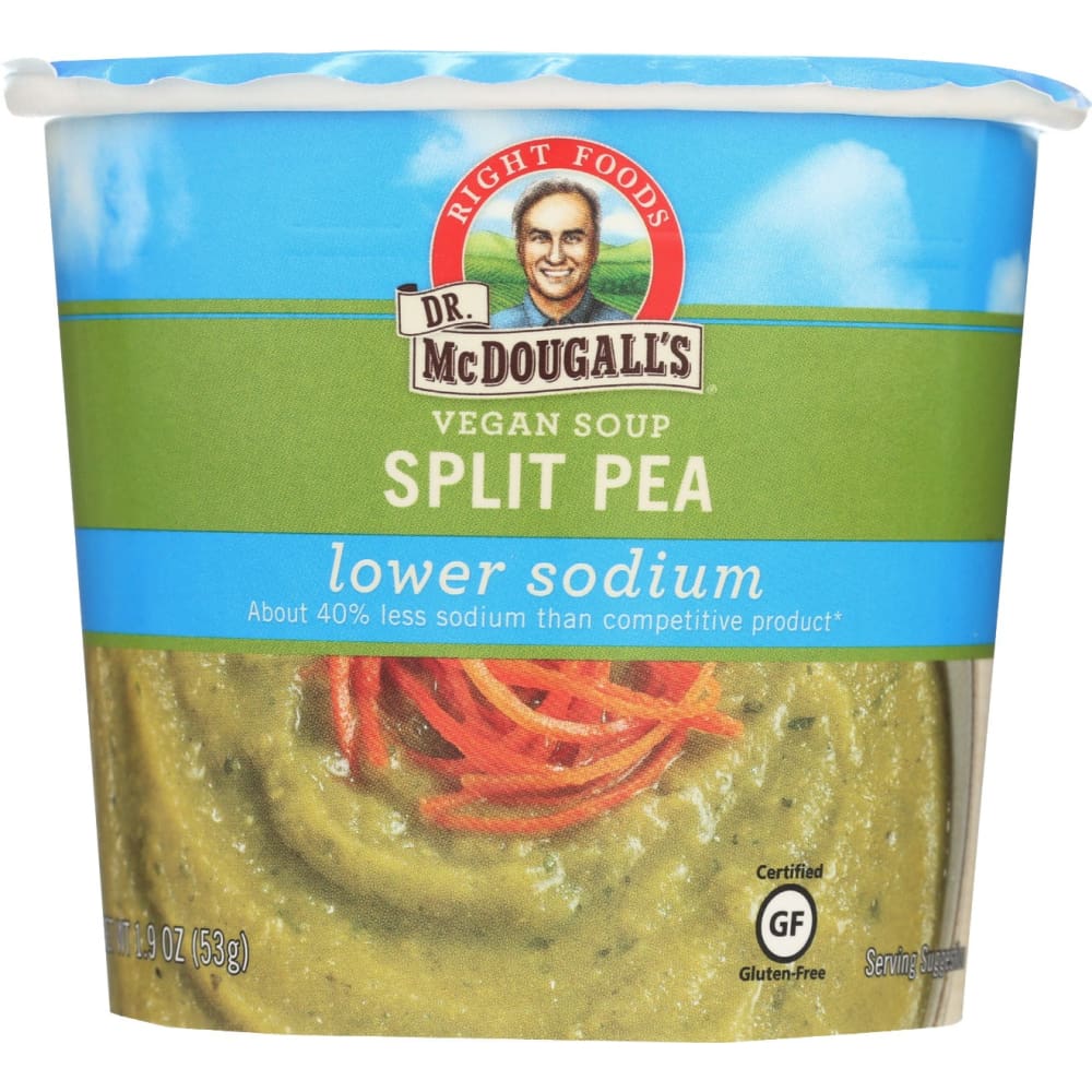 DR MCDOUGALLS: Soup Litesdm Split Pea 1.9 oz (Pack of 6) - DR MCDOUGALLS