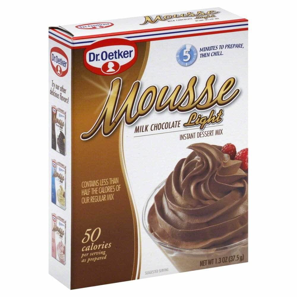 Dr Oetker Dr Oetker Milk Chocolate Mousse Light, 1.3 oz