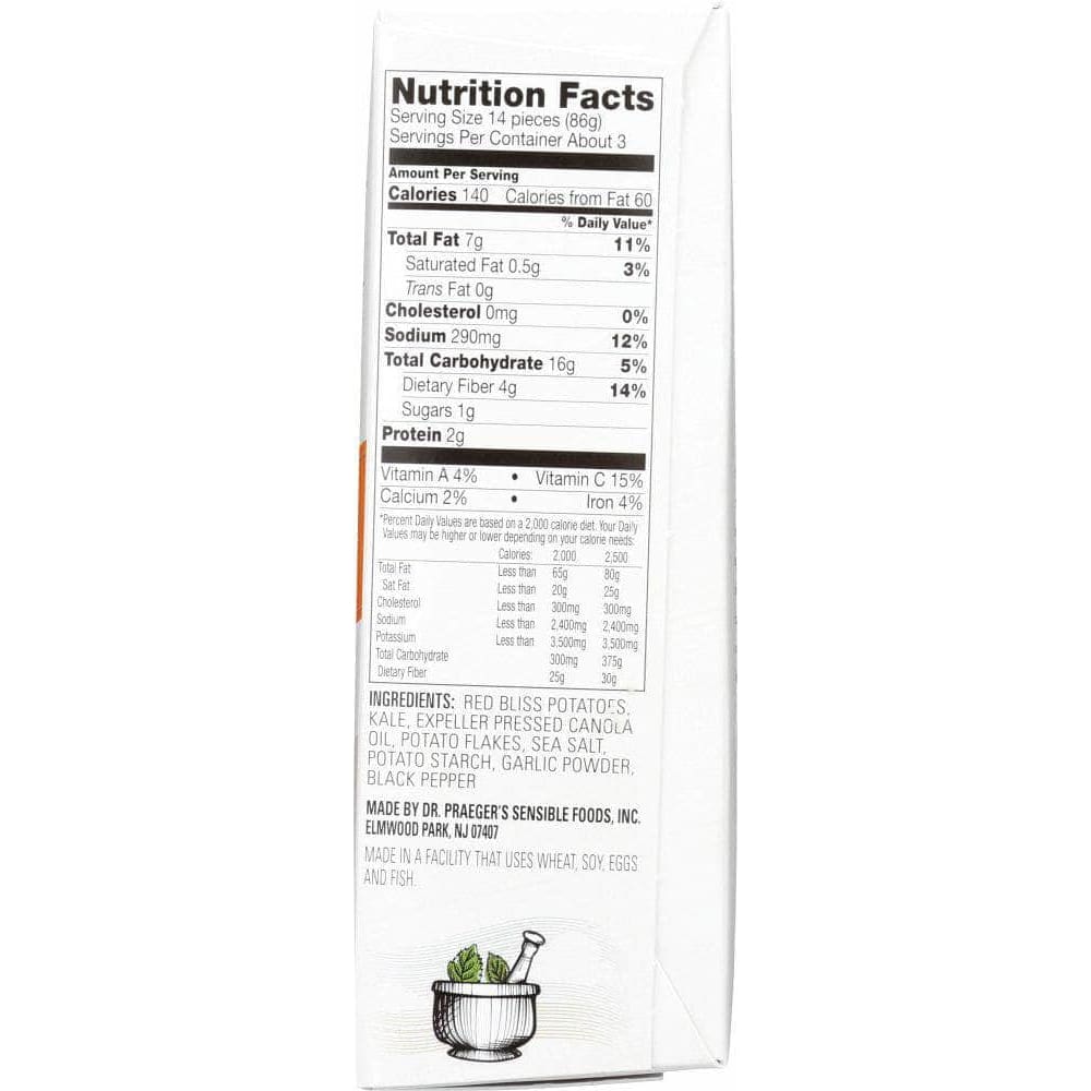 Dr Praegers Dr Praeger Kale Puffs, 9 oz