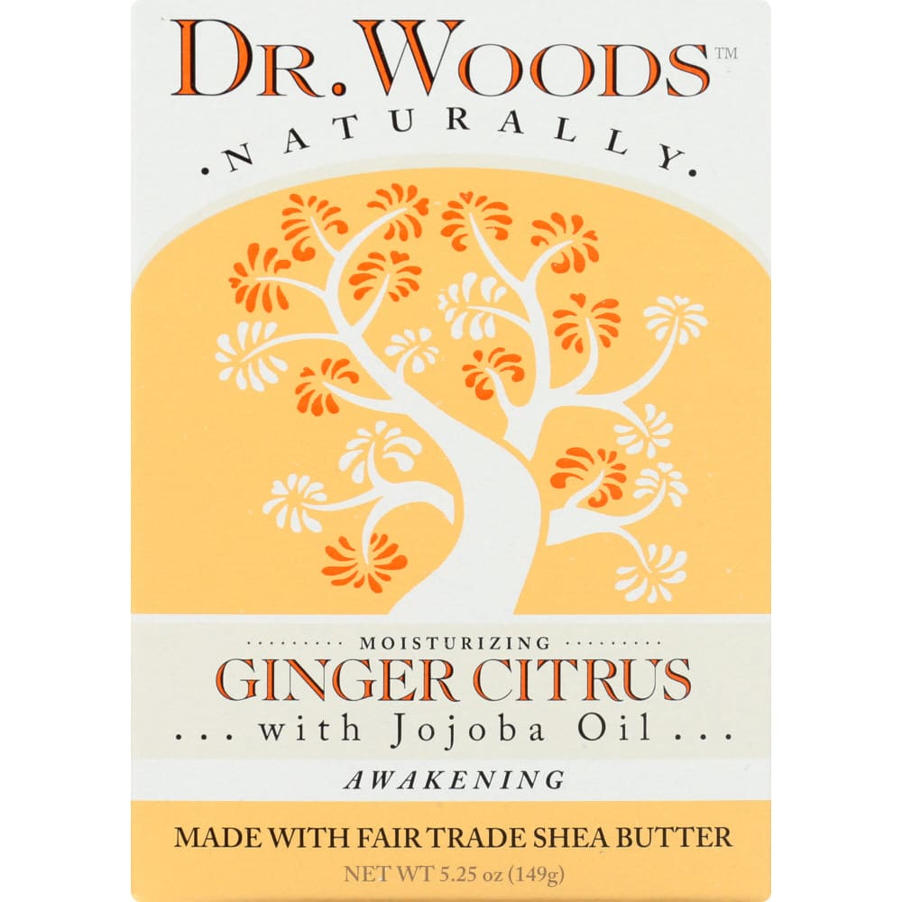 DR WOODS: BAR GINGER CITRUS (5.250 OZ) (Pack of 5) - DR WOODS