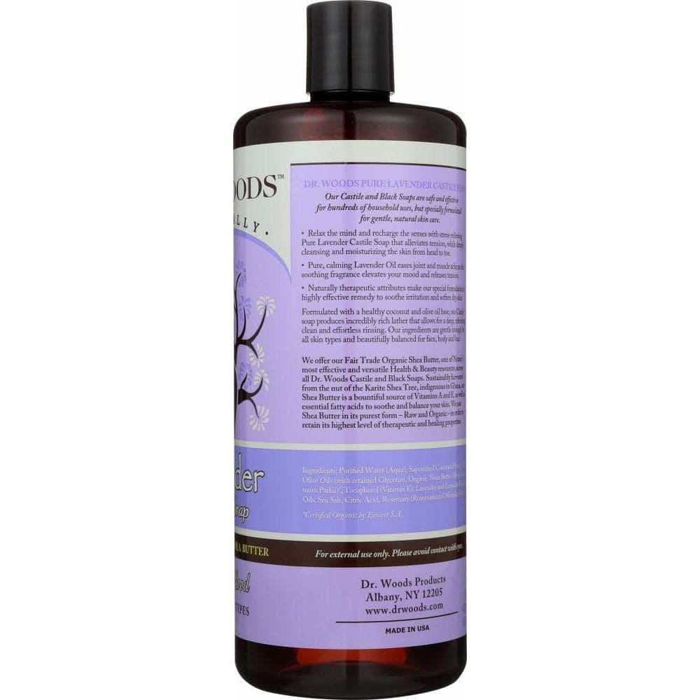 Dr Woods Dr Woods Liquid Soap Lavender with Shea Butter, 32 oz