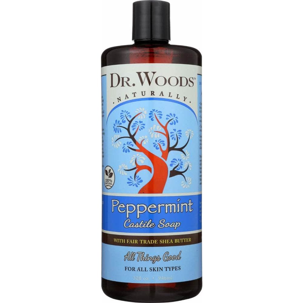 Dr Woods Dr Woods Liquid Soap Peppermint with Shea Butter, 32 oz