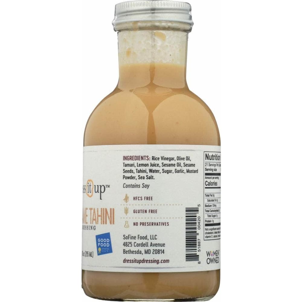 DRESS IT UP DRESSING Dress It Up Dressing Drssng Sesame Tahini, 10 Fo