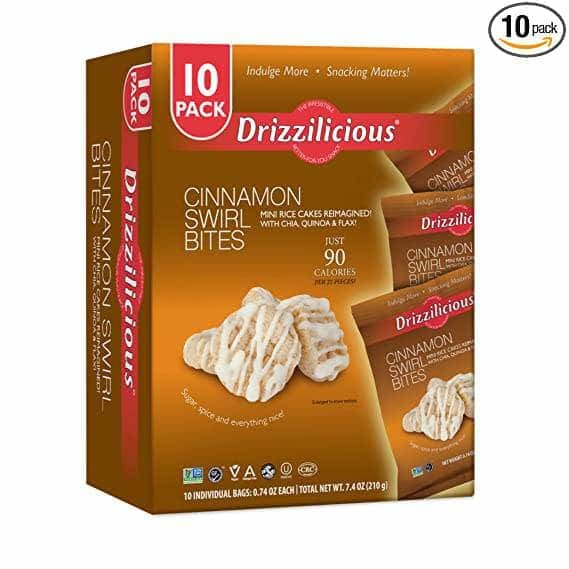 DRIZZILICIOUS Grocery > Pantry > Rice DRIZZILICIOUS: Rice Crisp Cnmn Swrl 10Pk, 0.74 oz