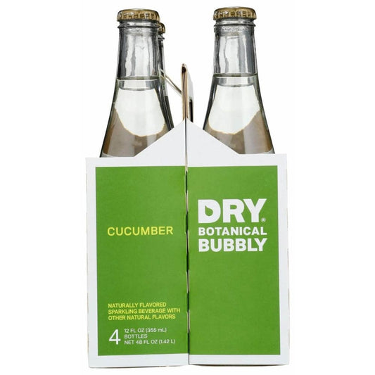 DRY SODA DRY SODA Cucmbr Dry Sprkl Bttl 4Pk, 48 fo