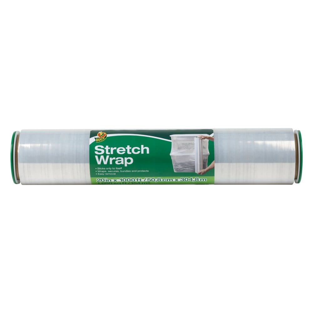 Duck Brand Stretch Wrap Film Clear 20in. x 1,000ft. - Shipping & Moving Supplies - Duck