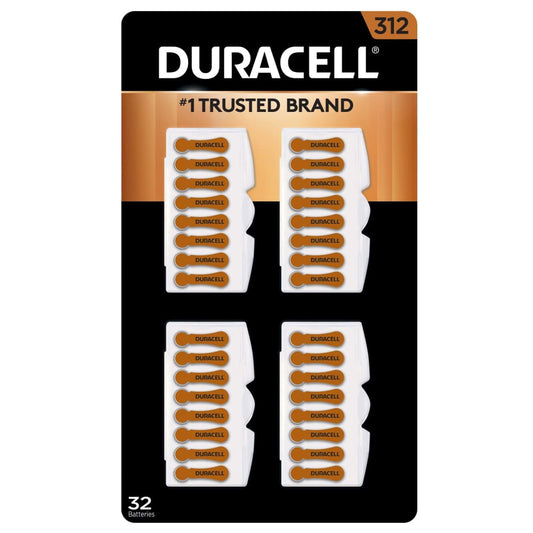 Duracell Hearing Aid 312 Battery 32 ct. - Duracell