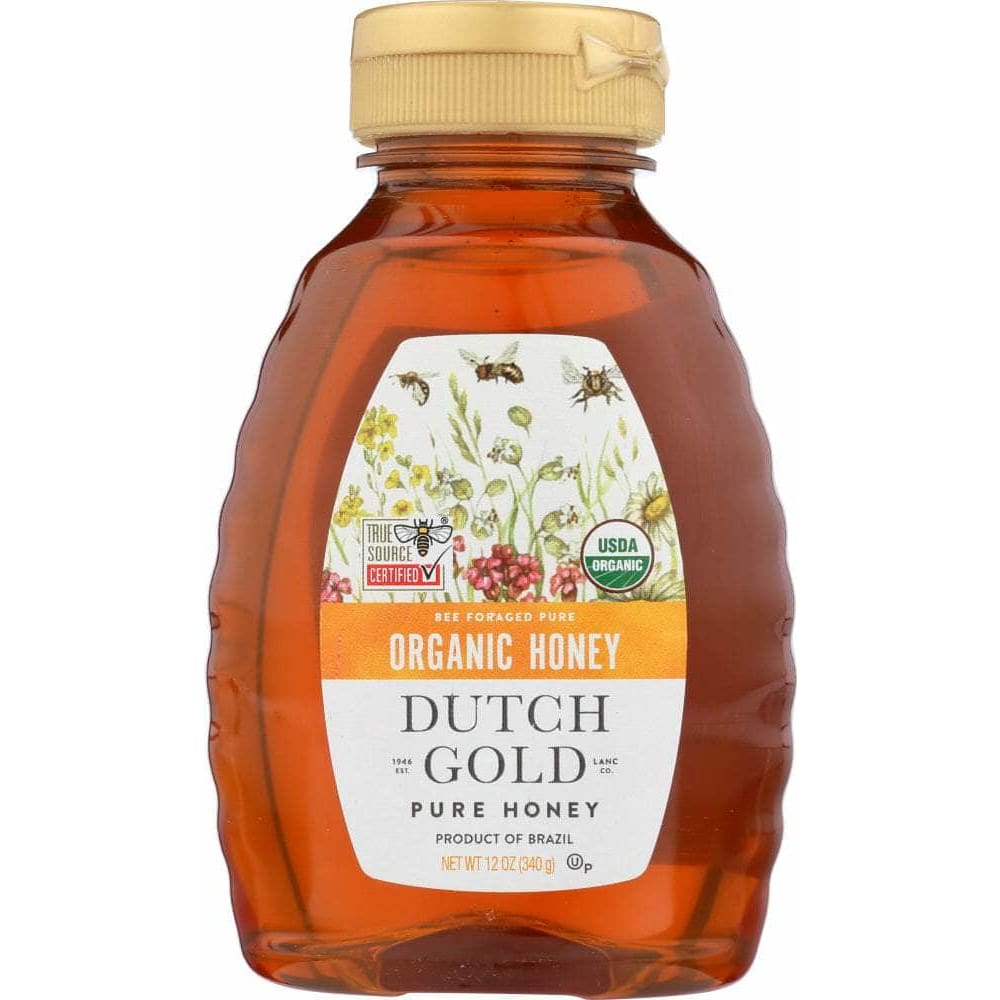 Dutch Gold Dutch Gold 100% Organic Pure Honey from Wildflowers, 12 oz