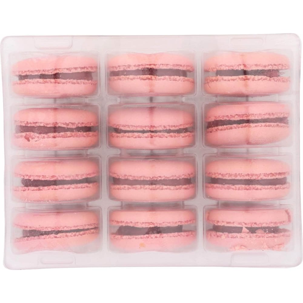 Duverger Duverger French Macarons Raspberry, 72 pc