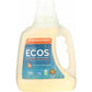 Ecos Earth Friendly Ecos 2x Ultra Liquid Laundry Detergent Magnolia and Lily, 100 oz