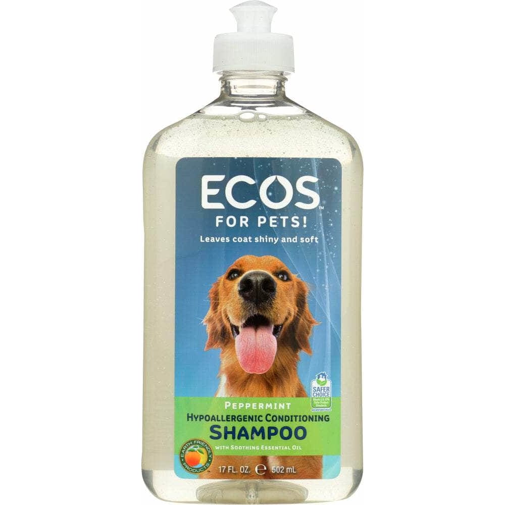 ECOS Earth Friendly For Pets Shampoo Peppermint, 17 Fl Oz