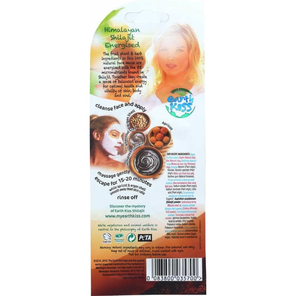 Earth Kiss Earth Kiss Mask Mud Clay Pore Refine, .59 oz