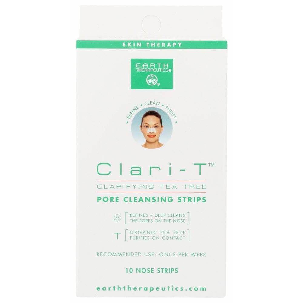 EARTH THERAPEUTICS Earth Therapeutics Clari T Cleansing Strips, 1 Ea