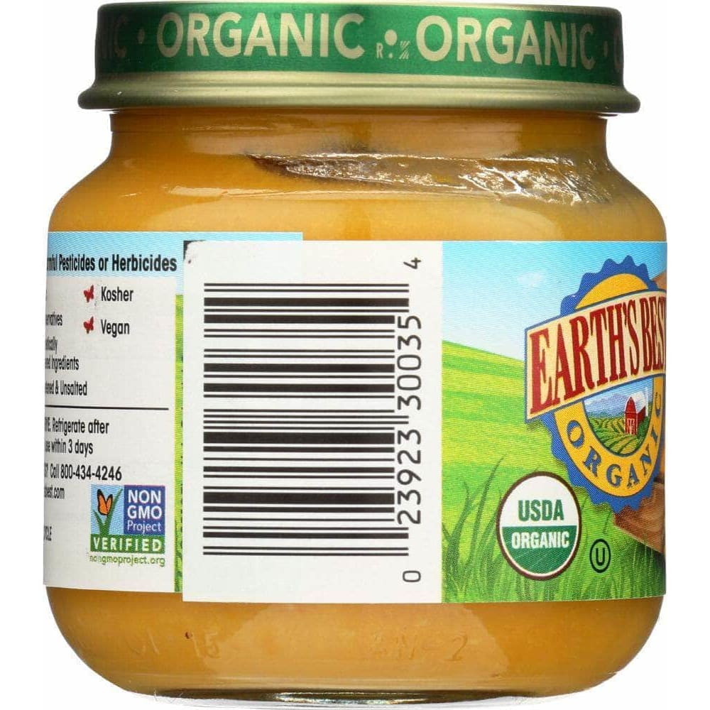 Earths Best Earths Best Organic Strained Corn & Butternut Squash, 4 oz