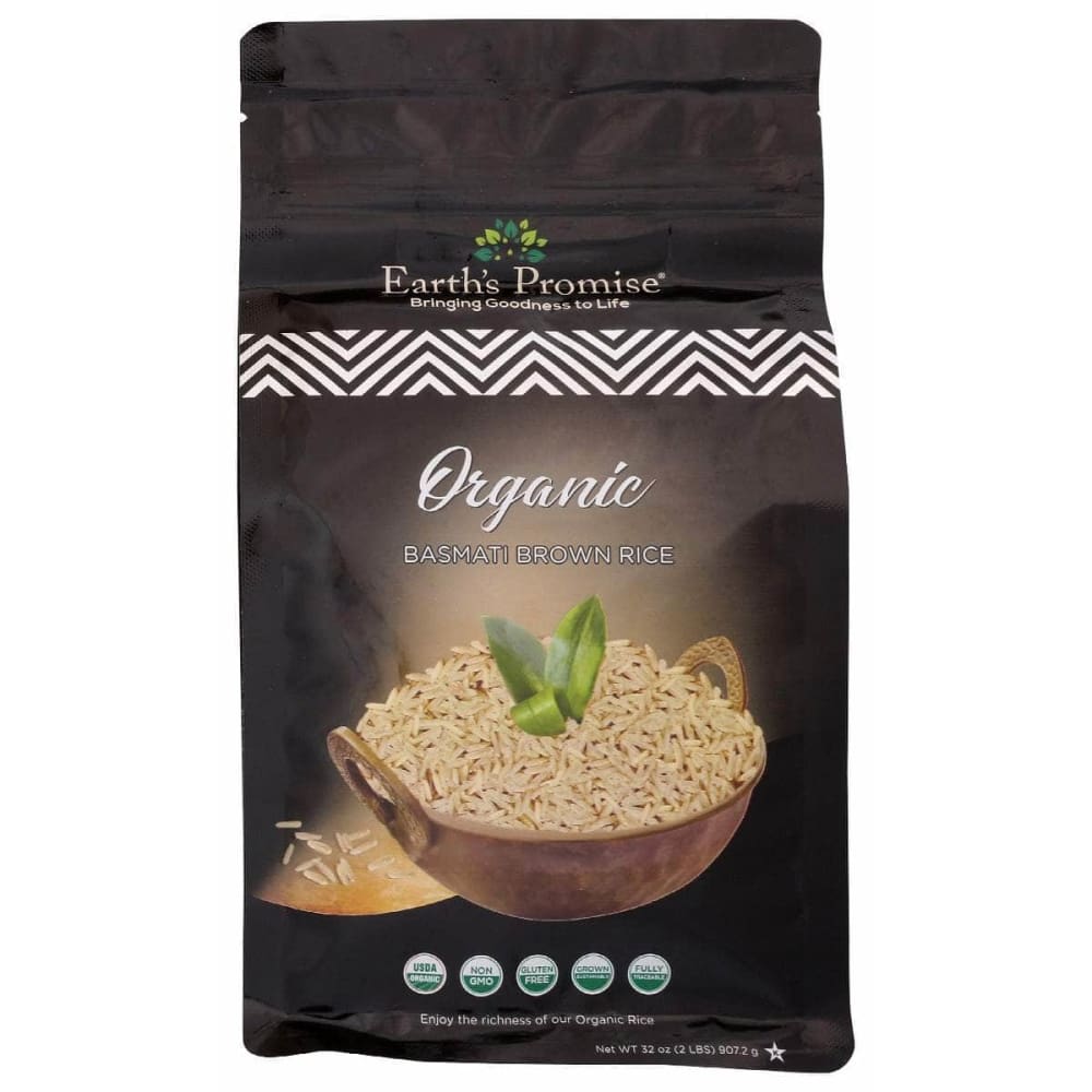 EARTH'S PROMISE Grocery > Pantry > Rice EARTH'S PROMISE: Organic Basmati Brown Rice, 2 lb