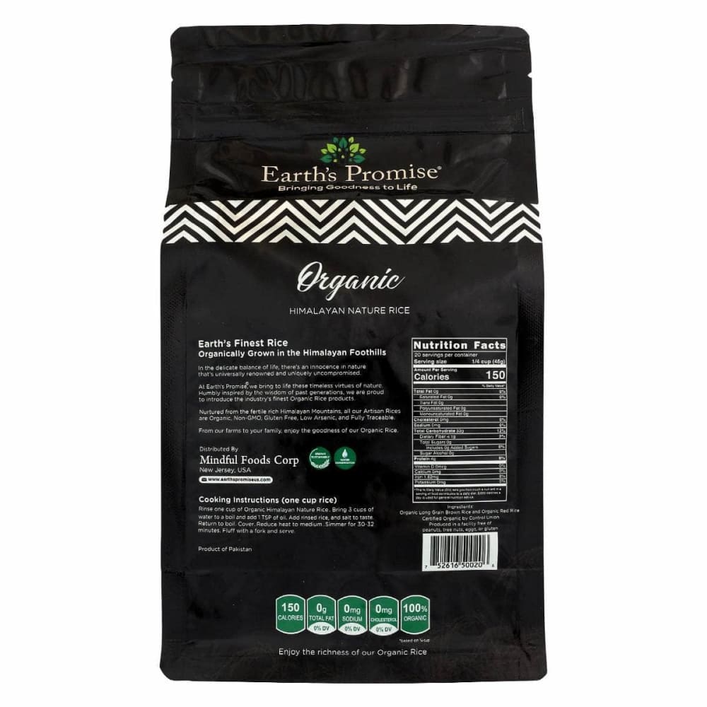 EARTH'S PROMISE Grocery > Pantry > Rice EARTH'S PROMISE: Organic Himalayan Nature Rice, 2 lb