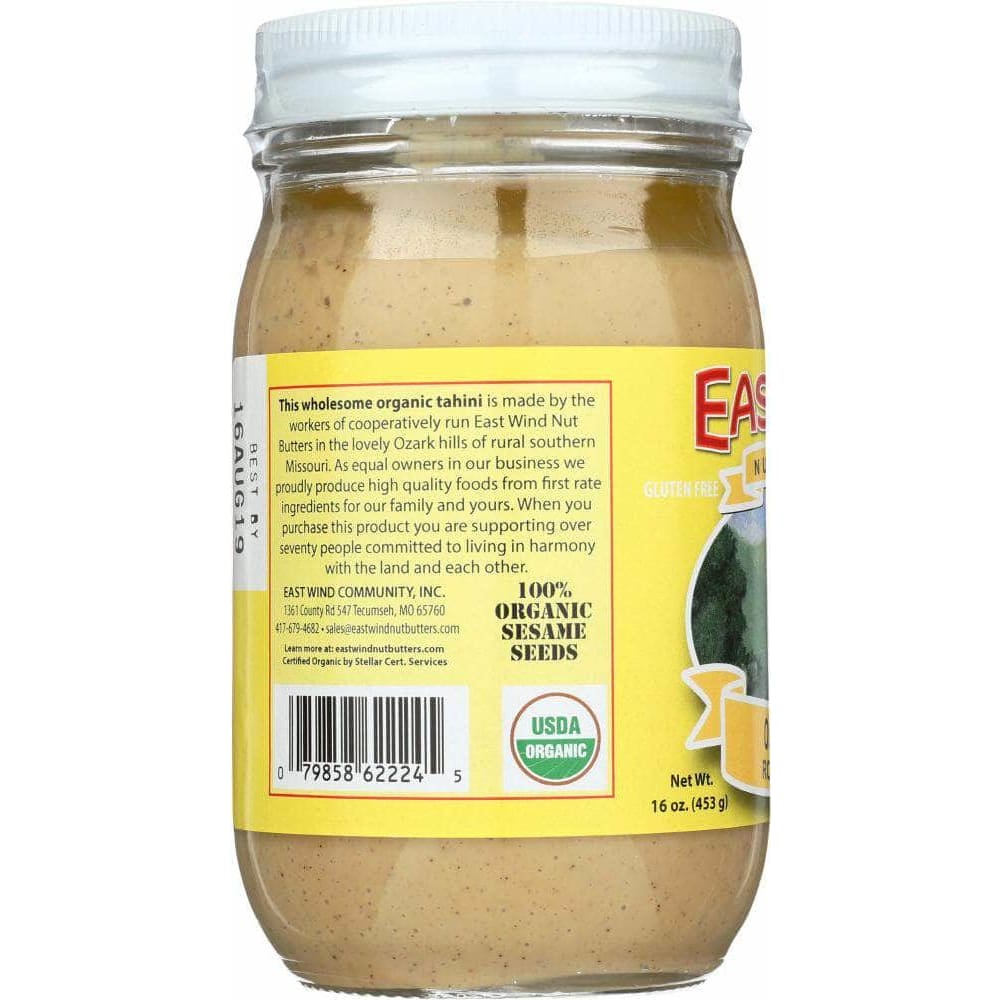 East Wind Nut Butters East Wind Nut Butter Organic Tahini, 16 oz