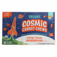 EAT THE CHANGE Grocery > Snacks > Fruit Snacks EAT THE CHANGE Organic Orange Mango Cosmic Carrot Chews, 3.5 oz