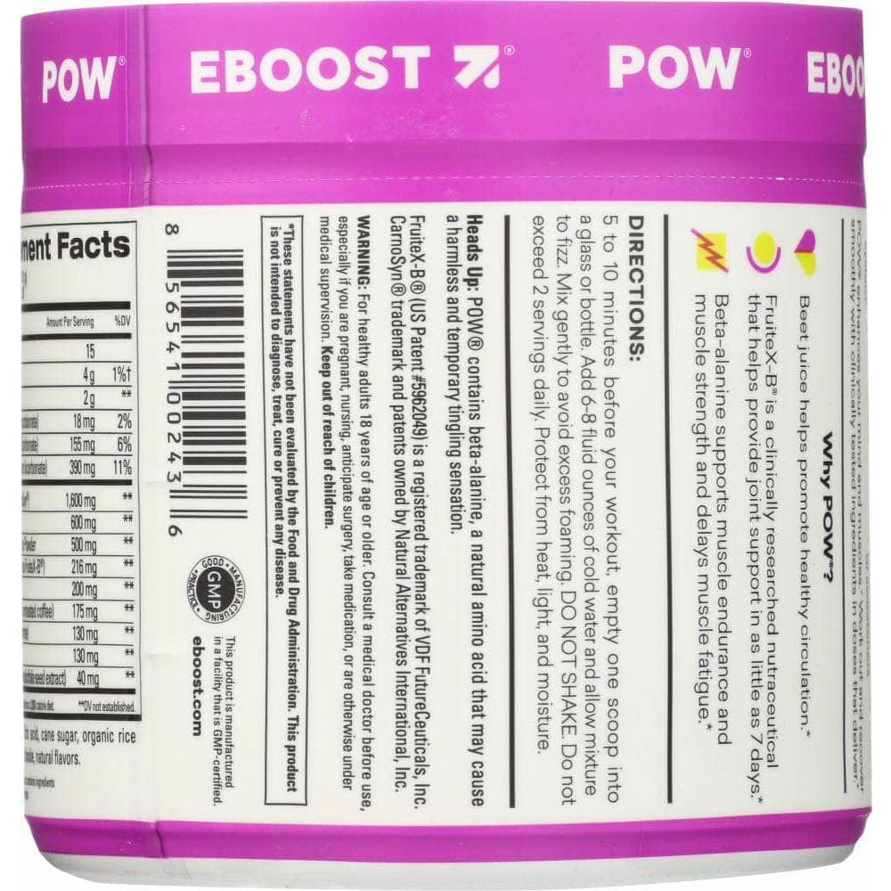 Eboost Eboost Pow Berry Melon, 8.4 oz