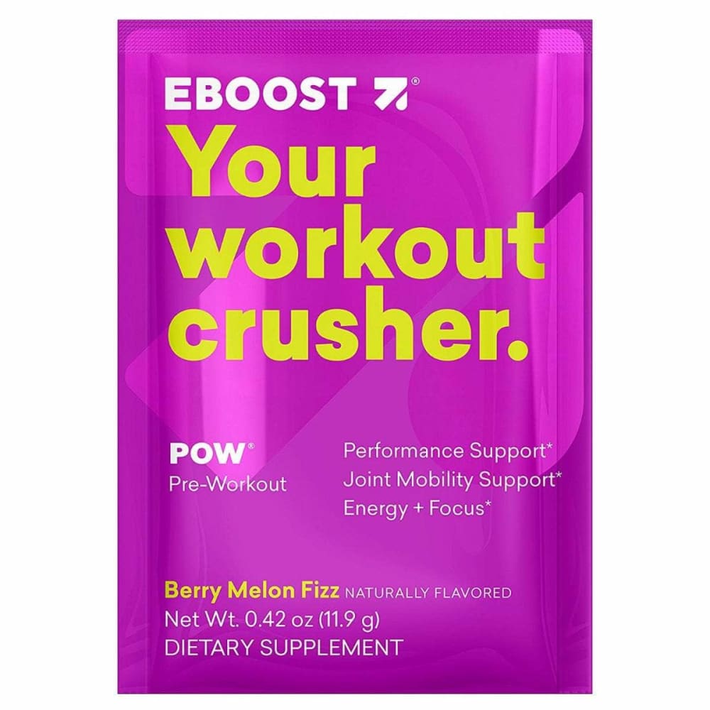 EBOOST Vitamins & Supplements > Sports Nutrition > SUPPLEMENTS PERFORMANCE OTHER EBOOST: Pow Berry Melon Box, 6.3 oz