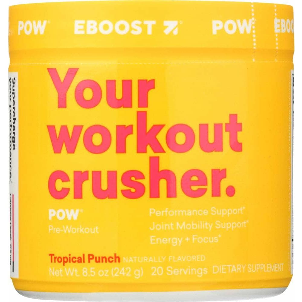 EBOOST Vitamins & Supplements > Sports Nutrition > SUPPLEMENTS PERFORMANCE OTHER EBOOST: Pow Tropical Punch, 8.5 oz