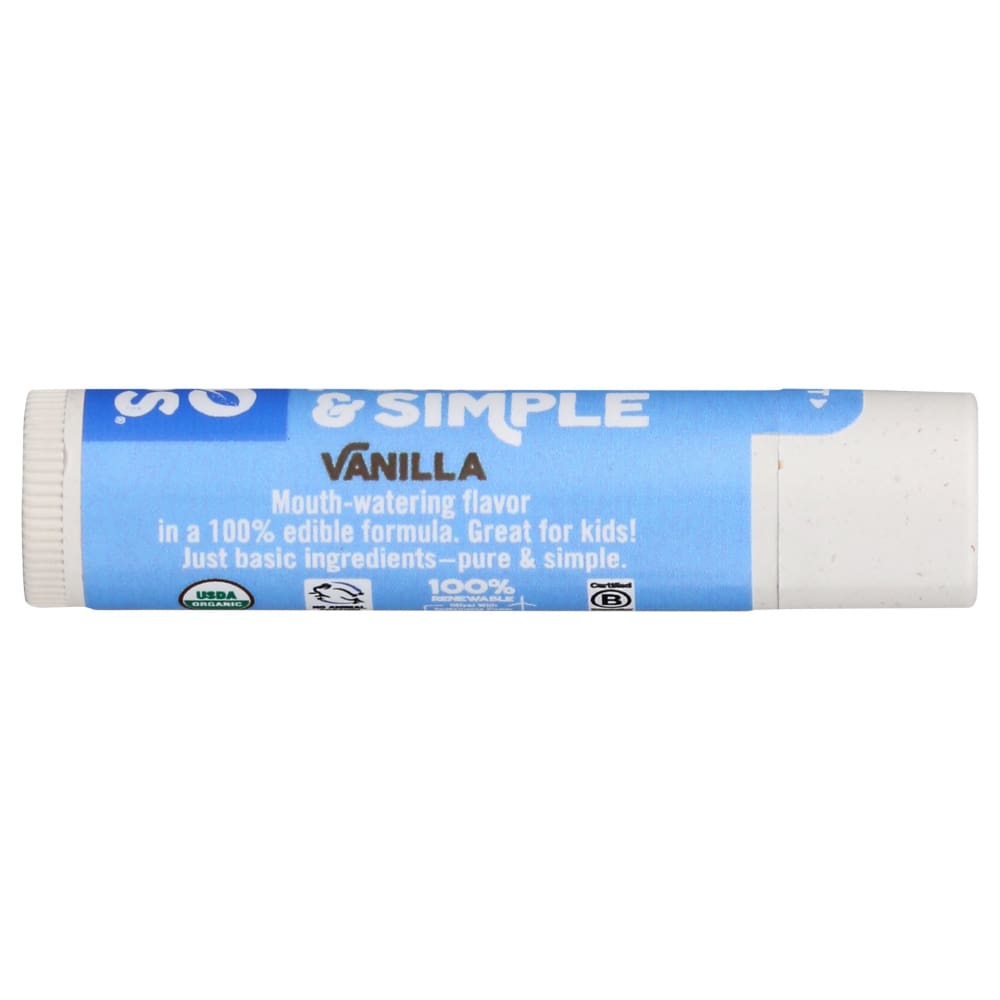 ECO LIPS: Lip Balm Vanla Pure Smple 0.15 oz - Beauty & Body Care > Skin Care > Lip Balm - Eco Lips