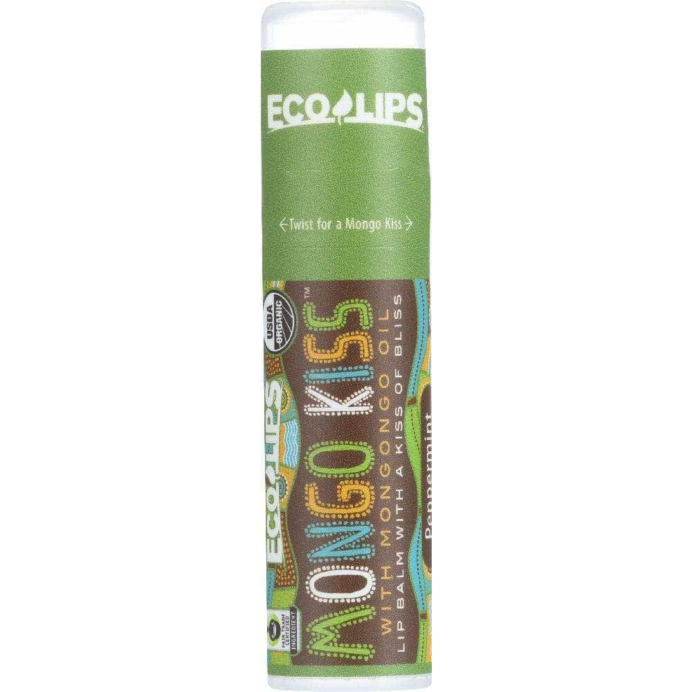 Eco Lips Eco Lips Mongo Kiss Peppermint Lip Balm, 0.25 oz