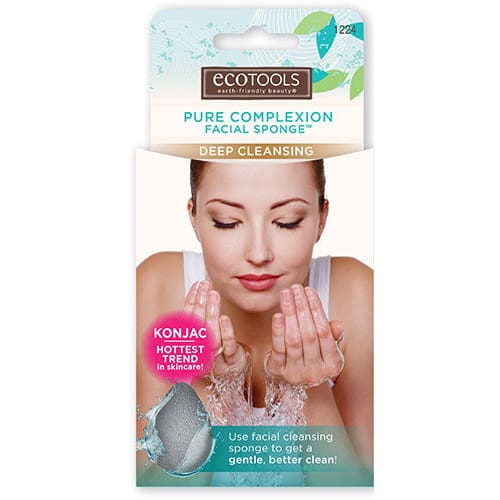 EcoTools Pure Complexion Facial Sponge - Deep Cleansing - Charcoal