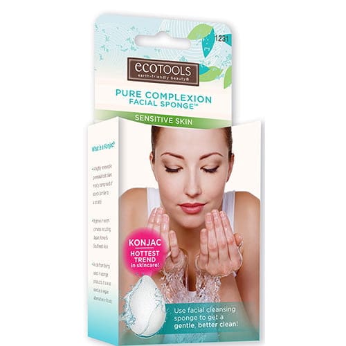 EcoTools Pure Complexion Facial Sponge - Sensitive Skin - White