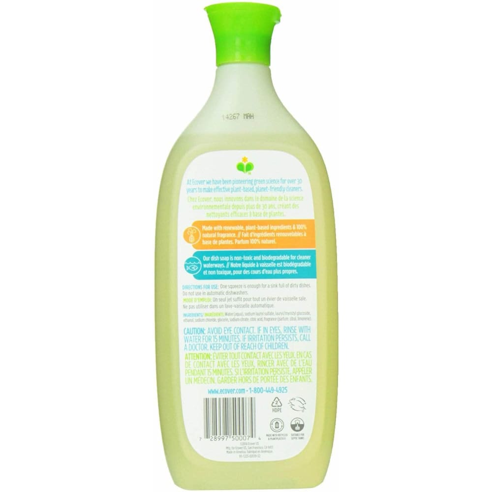 Ecover Ecover Liquid Dish Soap Lime Zest, 25 oz