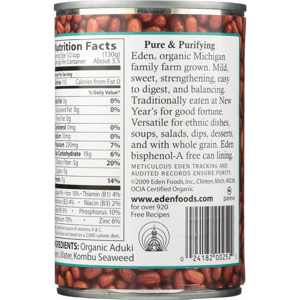 Eden Foods Eden Foods Organic Aduki Beans, 15 Oz