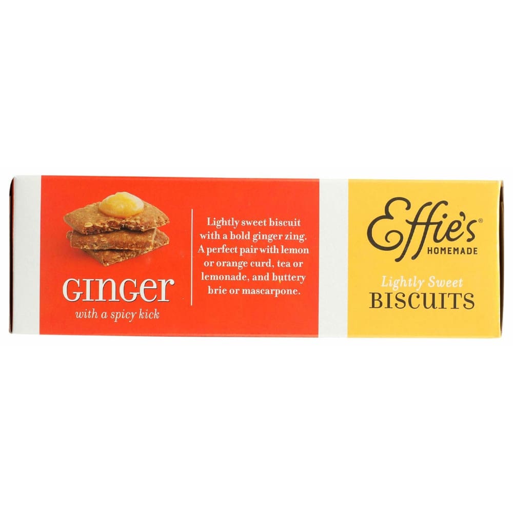 EFFIES HOMEMADE Grocery > Snacks > Crackers EFFIES HOMEMADE Ginger With A Spicy Kick Biscuits, 7.2 oz