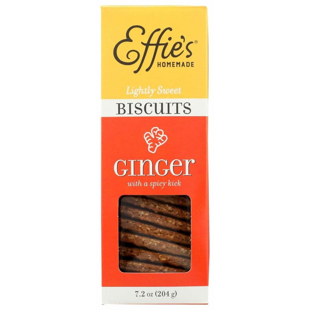 EFFIES HOMEMADE Grocery > Snacks > Crackers EFFIES HOMEMADE Ginger With A Spicy Kick Biscuits, 7.2 oz