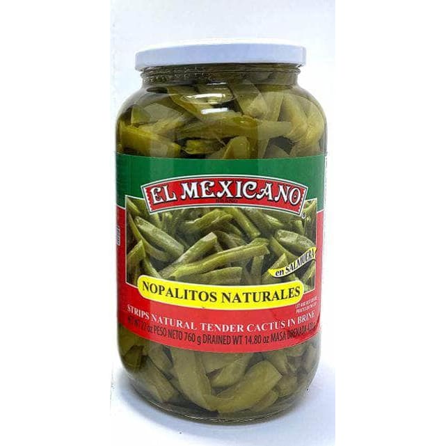 EL MEXICANO Grocery > Pantry > Food EL MEXICANO: Natural Tender Cactus In Brine, 27 oz