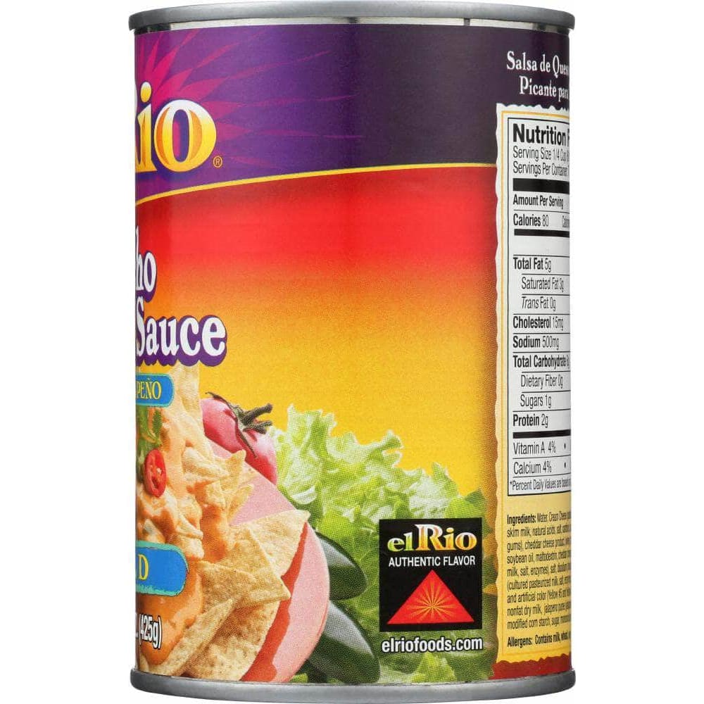 El Rio El Rio Nacho Cheese Sauce with Jalapeno Mild, 15 oz