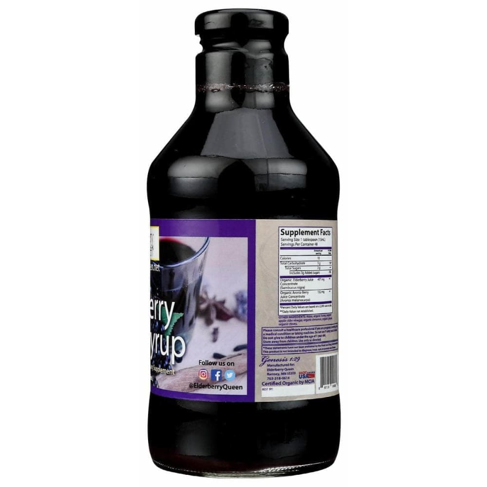 ELDERBERRY QUEEN Elderberry Queen Elderberry Syrup, 24 Fo