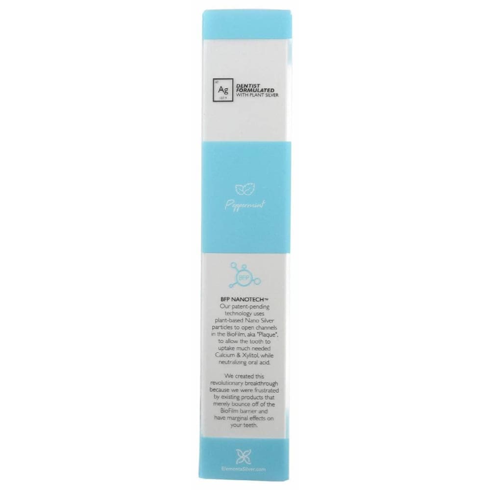 ELEMENTA SILVER Elementa Silver Nano Silver Tooth Gel Peppermint, 4 Oz