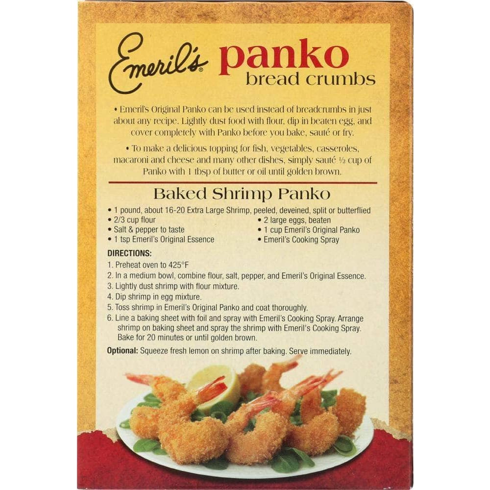 Emerils Emerils Breadcrumb Panko Original, 8 oz