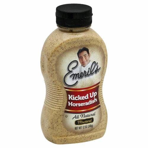 Emerils Emerils Kicked Up Horseradish Mustard, 12 oz