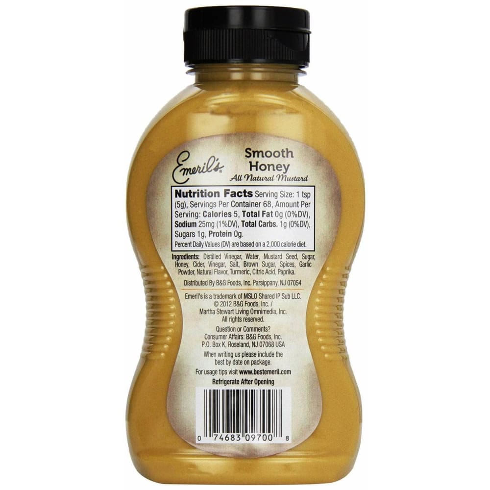 Emerils Emeril's Mustard Smooth Honey, 12 oz