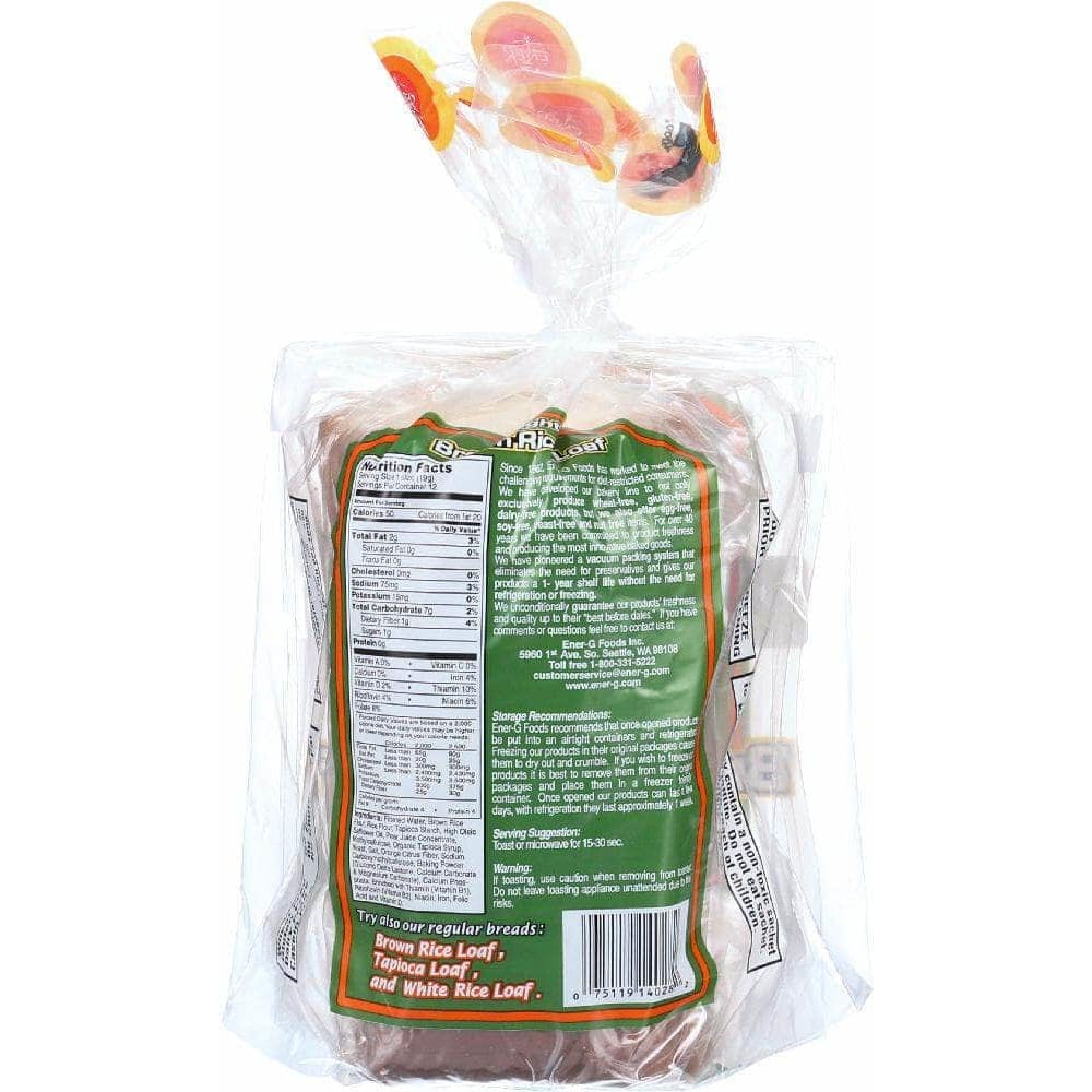 Ener G Foods Ener-G Foods Light Brown Rice Loaf, 8 oz